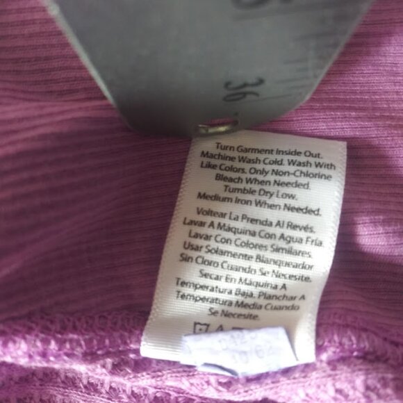 Terra & Sky women's size 1X violet waffle knit sweater - Picture 14 of 15